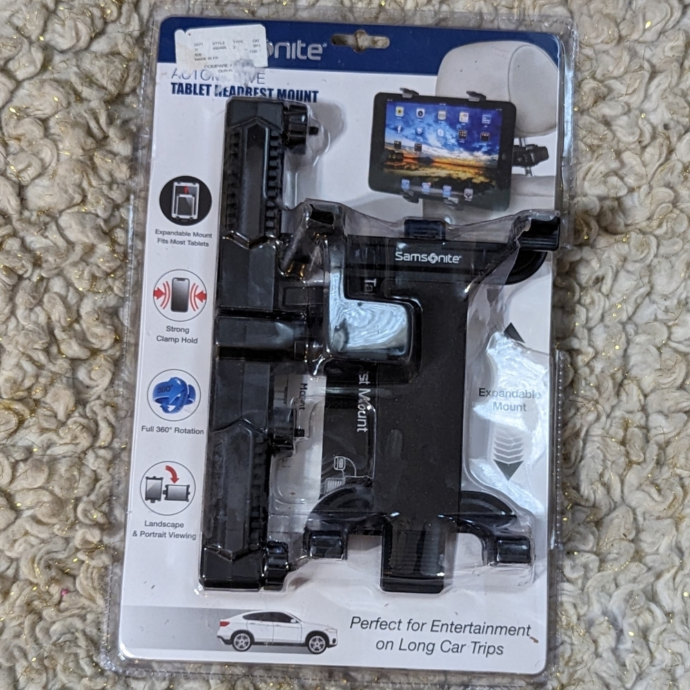 Samsonite Automotive Tablet Headrest Mount